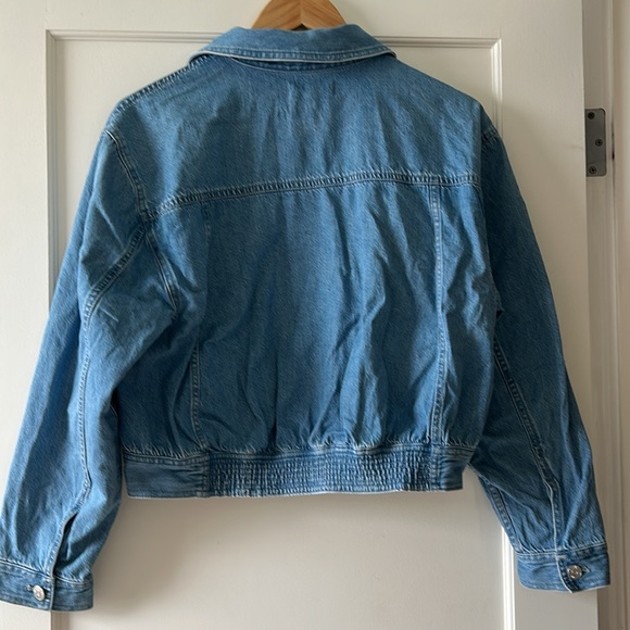 Madewell Crop Jean Jacket in Dursett Wash - Picture 6 of 8
